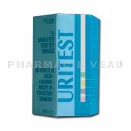 URITEST Test Urinaire 25 bandelettes