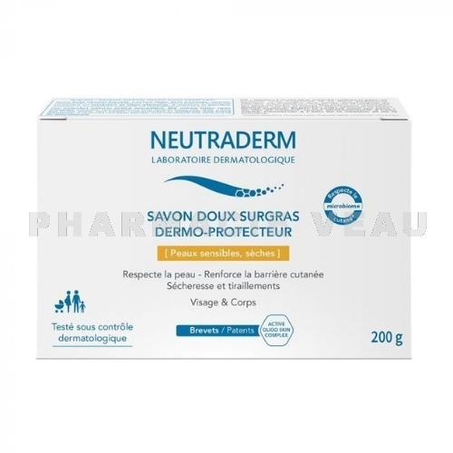 NEUTRADERM Savon Doux Surgras Dermo-Protecteur (200 g)