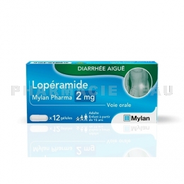 Lopéramide Mylan Pharma 2mg Boîte de 12 gélules