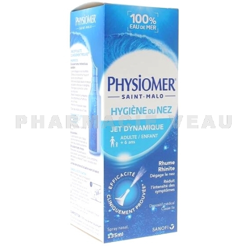 PHYSIOMER Spray Nasal Jet Dynamique Adulte / Enfant 135 ml