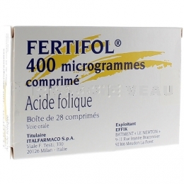 FERTIFOL Acide folique 0,4 MG 28 comprimés