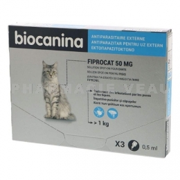 BIOCANINA Fiprocat Spot-On 0.5 ml x3