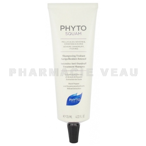 PHYTOSQUAM Shampooing traitant antipelliculaire intensif (125 ml)