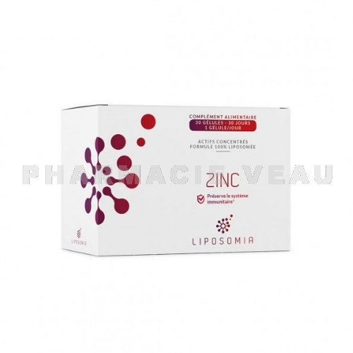 Liposomia Zinc Immunité 30 gélules