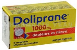 DOLIPRANE 1000 mg 8 comprimés effervescents