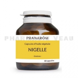 Nigelle Capsules vegan d'huile végétale 60 capsules Pranarôm