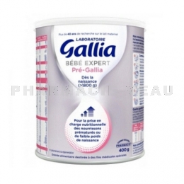 GALLIA Bébé Expert Pré-Gallia Lait nourrisson 400g