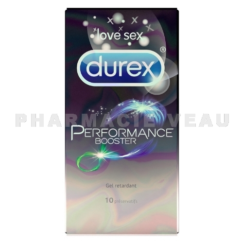 Durex Préservatifs Performance Booster (10 préservatifs)