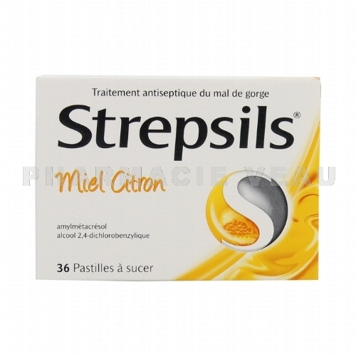 STREPSILS MIEL CITRON 36 pastilles