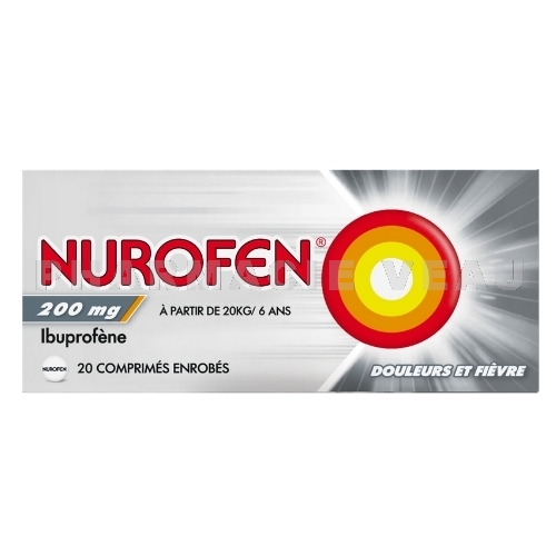 NUROFEN Ibuprofène 200 mg 20 cp