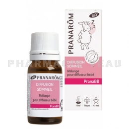 PRANABB - Pranarom Mélange Pour Diffuseur Sommeil Bio - Flacon 10ml