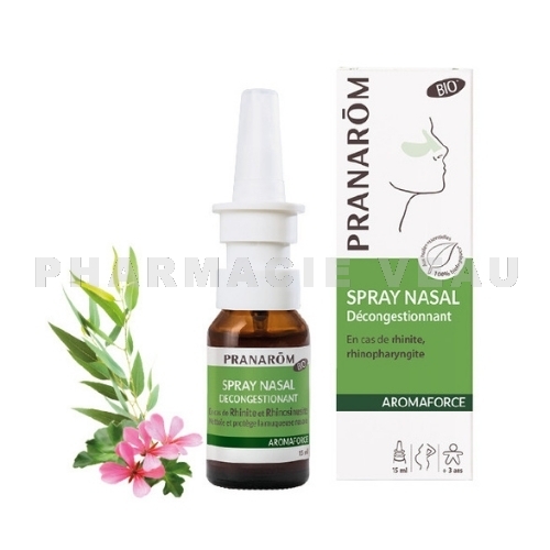 AROMAFORCE Spray nasal décongestionnant Bio 15 ml Pranarôm