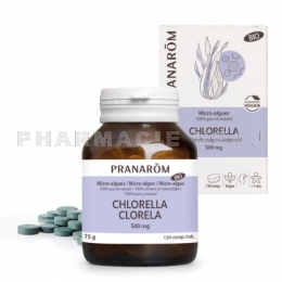 CHLORELLA Micro-algues 500 mg 150 comprimés Pranarôm
