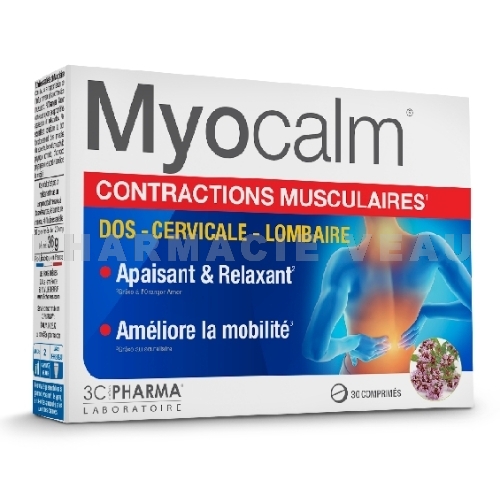 Myocalm Contractions Musculaires 30 cp