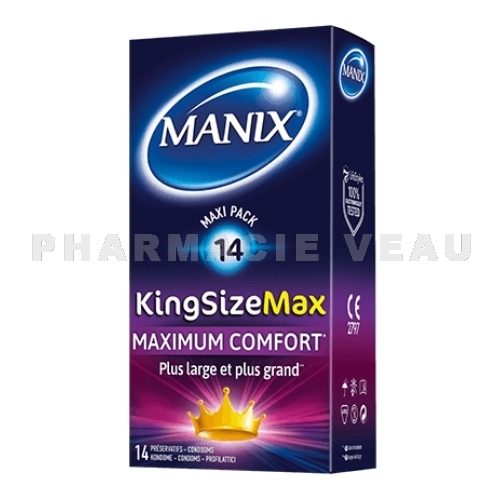 MANIX KING SIZE Préservatifs (14 + 2 offerts)
