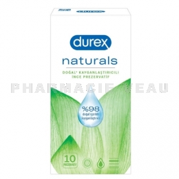 Durex Natural 10 préservatifs lubrifiés