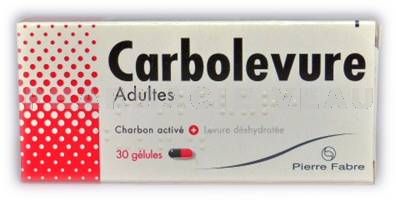 CARBOLEVURE Adulte Boite de 30 gélules