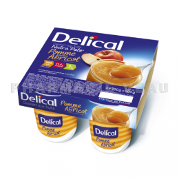 DELICAL Nutra'Pote saveur Pomme & Abricot 4x200g