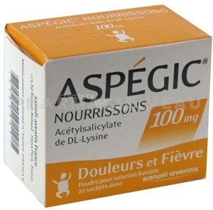 ASPEGIC Nourrissons 100mg 20 sachets