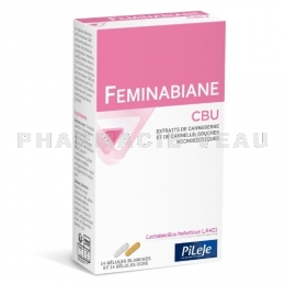 FEMINABIANE CBU Prévention Infection urinaire et cystite 28 gélules Pileje 