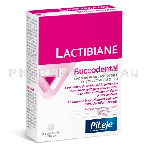 LACTIBIANE Buccodental 30 comprimés à sucer  Pileje