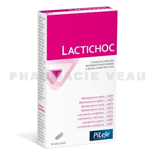LACTICHOC 20 gélules Pileje