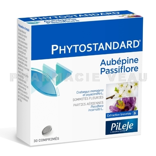 PHYTOSTANDARD Aubépine & Passiflore 30 comprimés Pileje