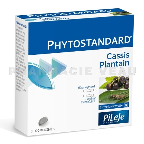 PHYTOSTANDARD Cassis et Plantain 30 comprimés Pileje