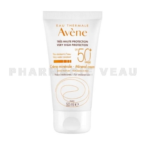 AVENE SOLAIRE 50+ Crème Minérale Protection Solaire (50 ml)