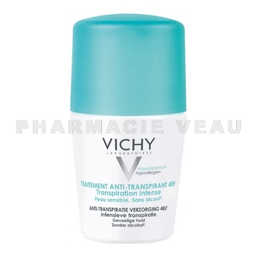 VICHY Traitement anti-transpirant 48h Roll-on 50 ml