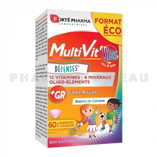 MULTIVIT Kids Défenses 60 comprimés Forte Pharma