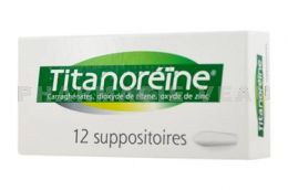 TITANOREINE Boite de 12 suppositoires 