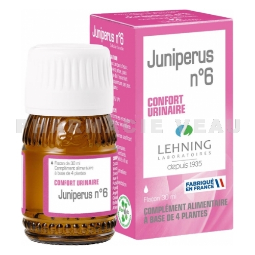 Juniperus N6 Confort urinaire 30 ml Lehning
