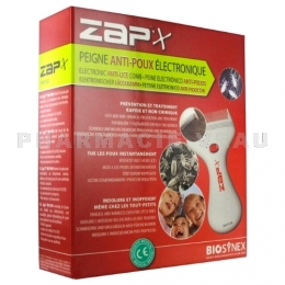 ZAP'X Peigne anti-poux électrique