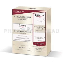 EUCERIN Duo Routine Hyaluron-Filler Elasticity Soin de jour 50 ml + Soin contour des yeux 15 ml