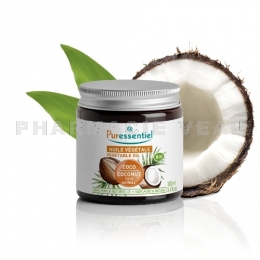 PURESSENTIEL Huile végétale Bio Coco 100 ml