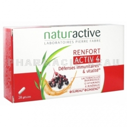 Naturactive Activ 4 Renfort Défenses Immunitaires 28 gélules