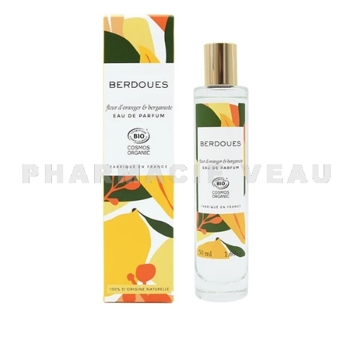 Berdoues Eau de Parfum Fleur d'Oranger et Bergamote Bio 50 ml
