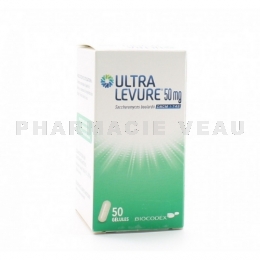 ULTRA LEVURE 50 mg boîte de 50 gélules - Biocodex