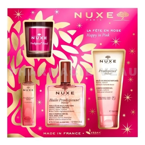 NUXE Coffret Noël Happy in Pink Prodigieuse Florale