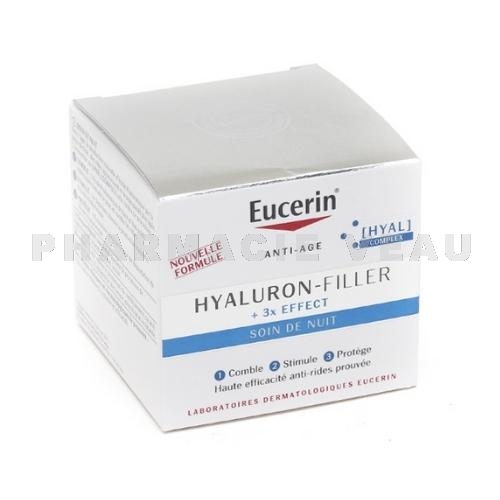 EUCERIN Hyaluron-Filler 3x Effect Soin de Nuit 50 ml