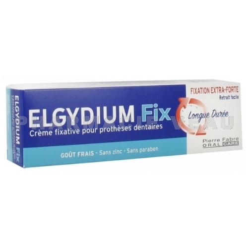 ELGYDIUM Fix Crème fixative pour prothèses dentaires 45 g