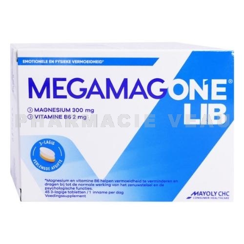 Megamag One Lib 45 comprimés