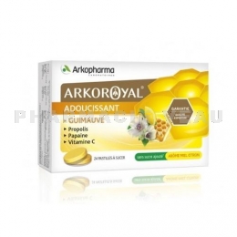 ARKOROYAL Pastilles adoucissantes Gorge Miel Citron 24 pastilles Arkopharma