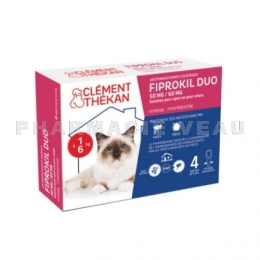 CLEMENT THEKAN Fiprokil Duo 50 mg / 60 mg Chat