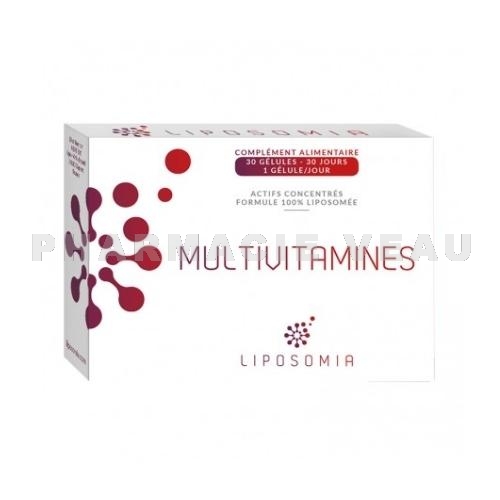 Liposomia Multivitamines 30 gélules