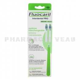 Fluocaril Interdental Pro Brosse à Dents Système Interchangeable