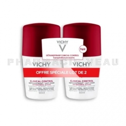 Vichy Clinical Control Détranspirant 96h 2x50 ml
