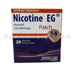 Nicotine EG 14 mg/24h Patch x28 EG Labo