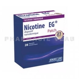 Nicotine EG 21 mg/24h Patch x28 EG Labo